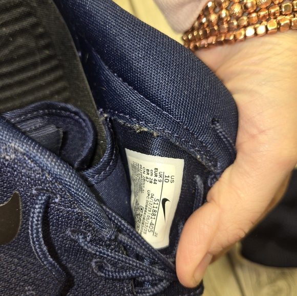 Nike Roshe One Shoes Lace Up 511811-405 Logo Midnight Navy White Size 10 Mens main image 7